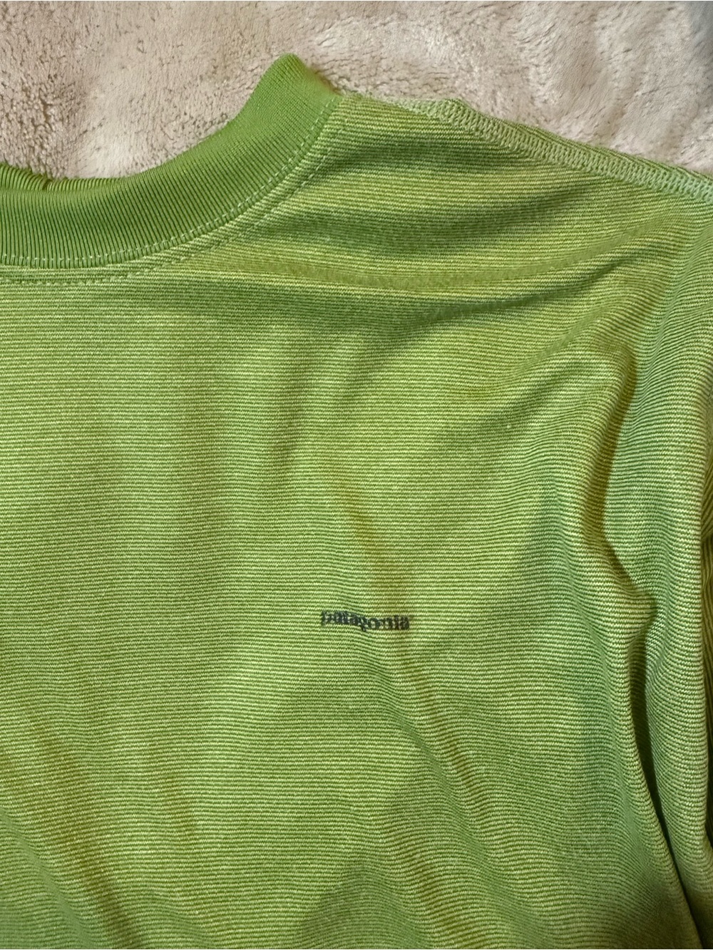Patagonia Men’s Capilene Long Sleeve Baselayer Shirt Green XL - Picture 2 of 4